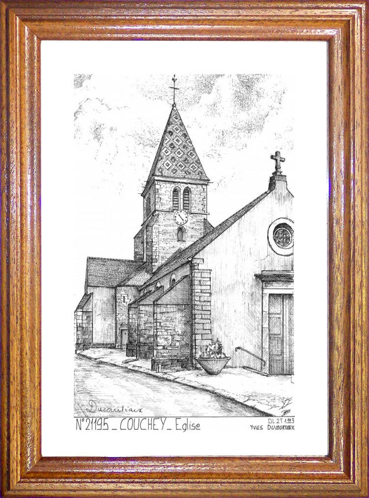 N 21195 - COUCHEY - église