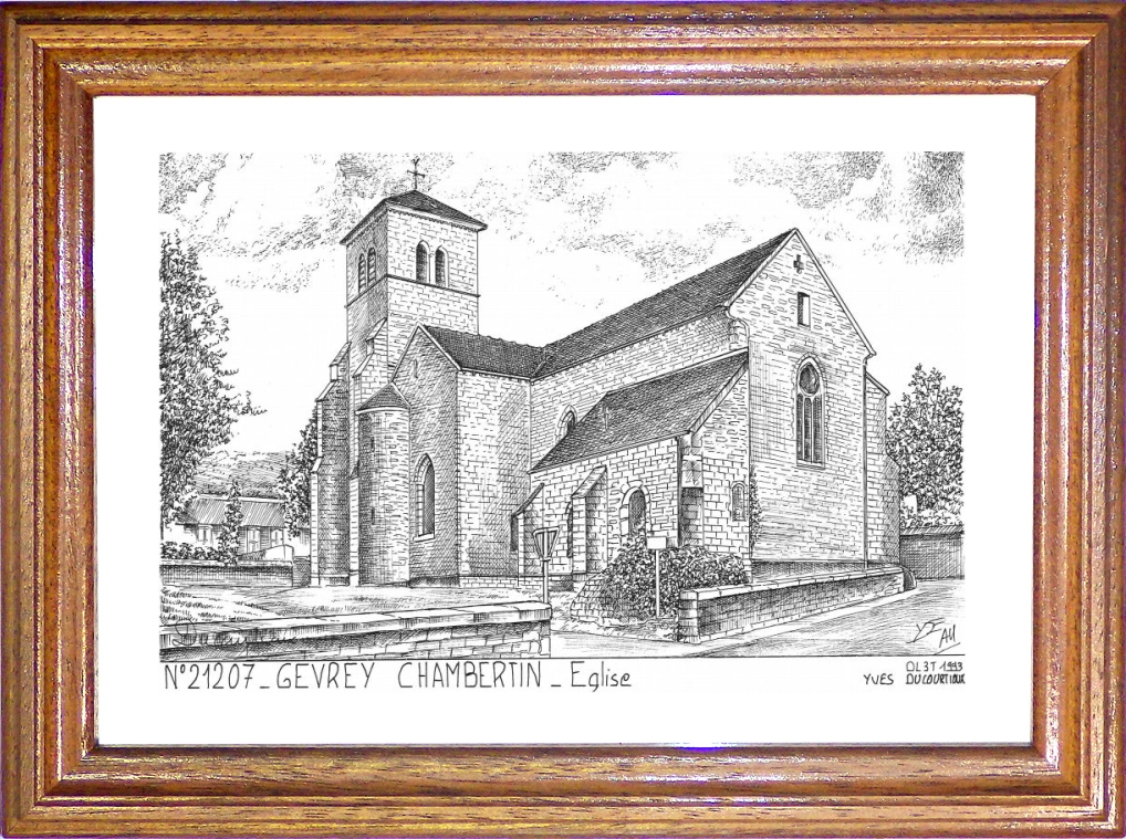 N 21207 - GEVREY CHAMBERTIN - église