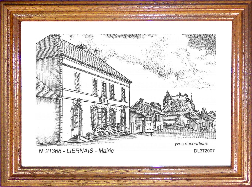 N 21368 - LIERNAIS - mairie