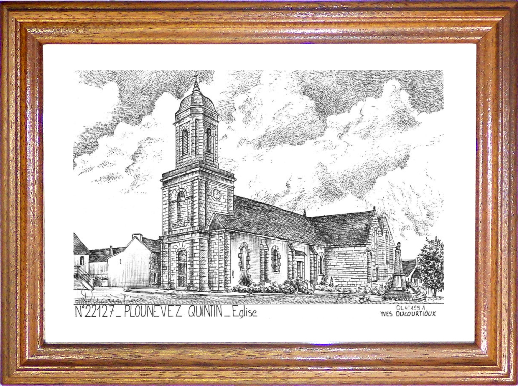 N 22127 - PLOUNEVEZ QUINTIN - église