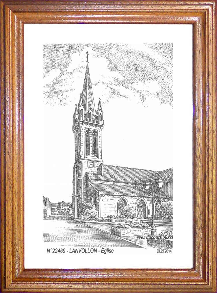 N 22469 - LANVOLLON - église
