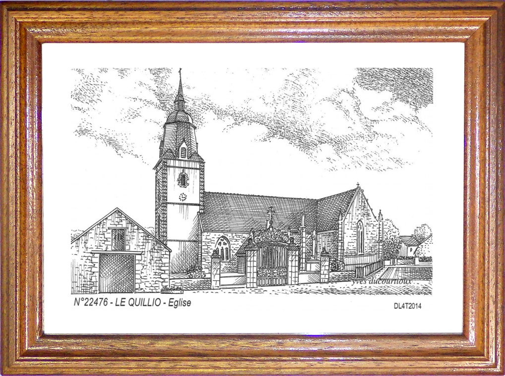 N 22476 - LE QUILLIO - église