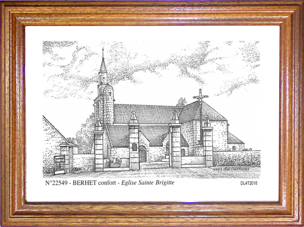 N 22549 - BERHET CONFORT - église sainte brigitte