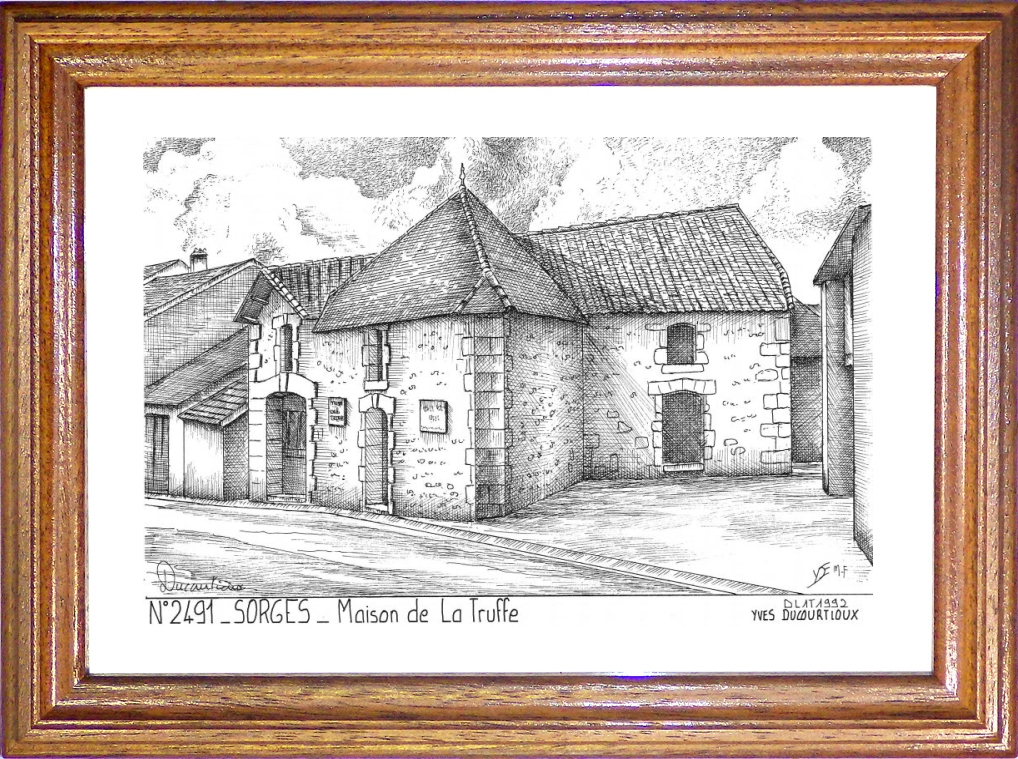 N 24091 - SORGES - maison de la truffe