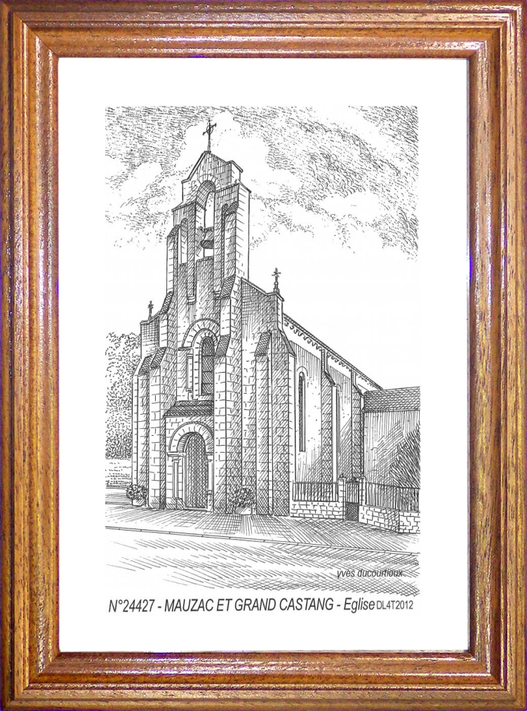 N 24427 - MAUZAC ET GRAND CASTANG - église