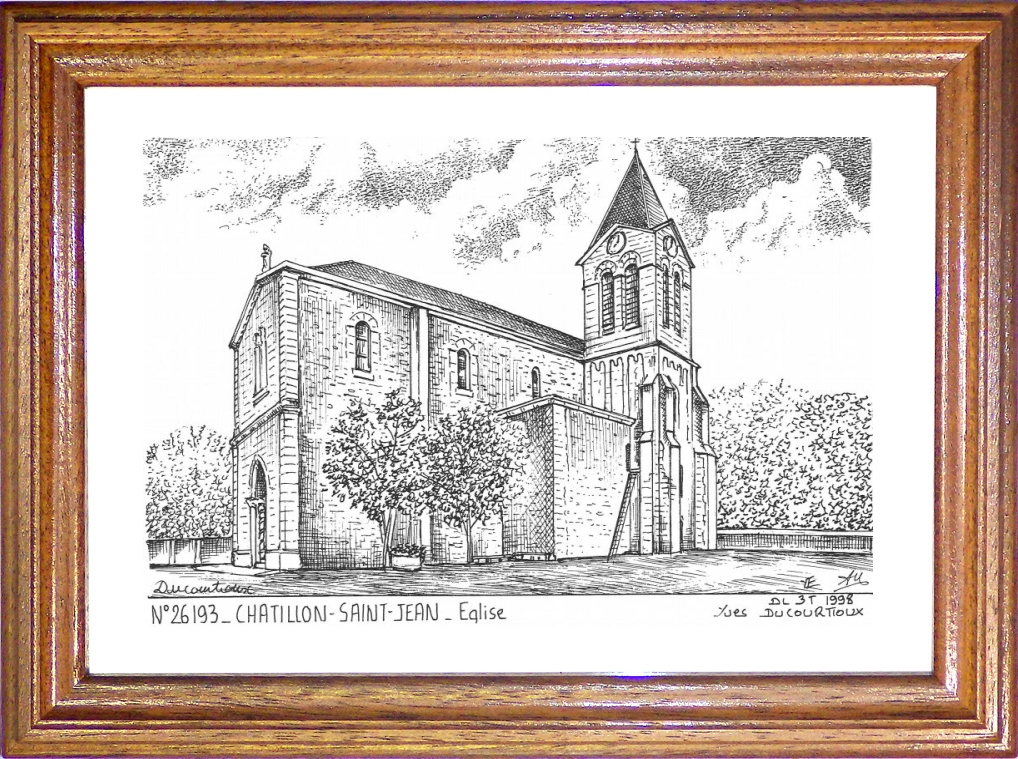 N 26193 - CHATILLON ST JEAN - église