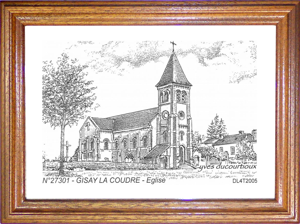 N 27301 - GISAY LA COUDRE - église