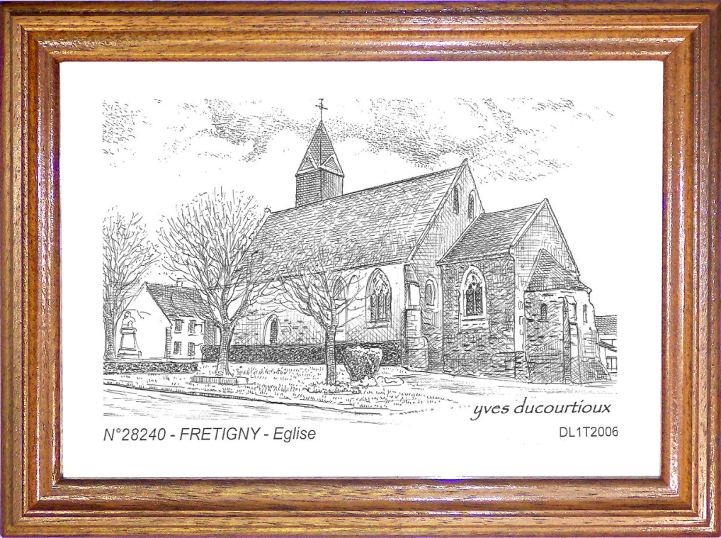 N 28240 - FRETIGNY - église