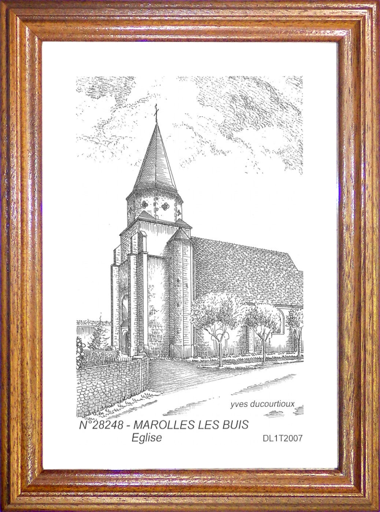 N 28248 - MAROLLES LES BUIS - église