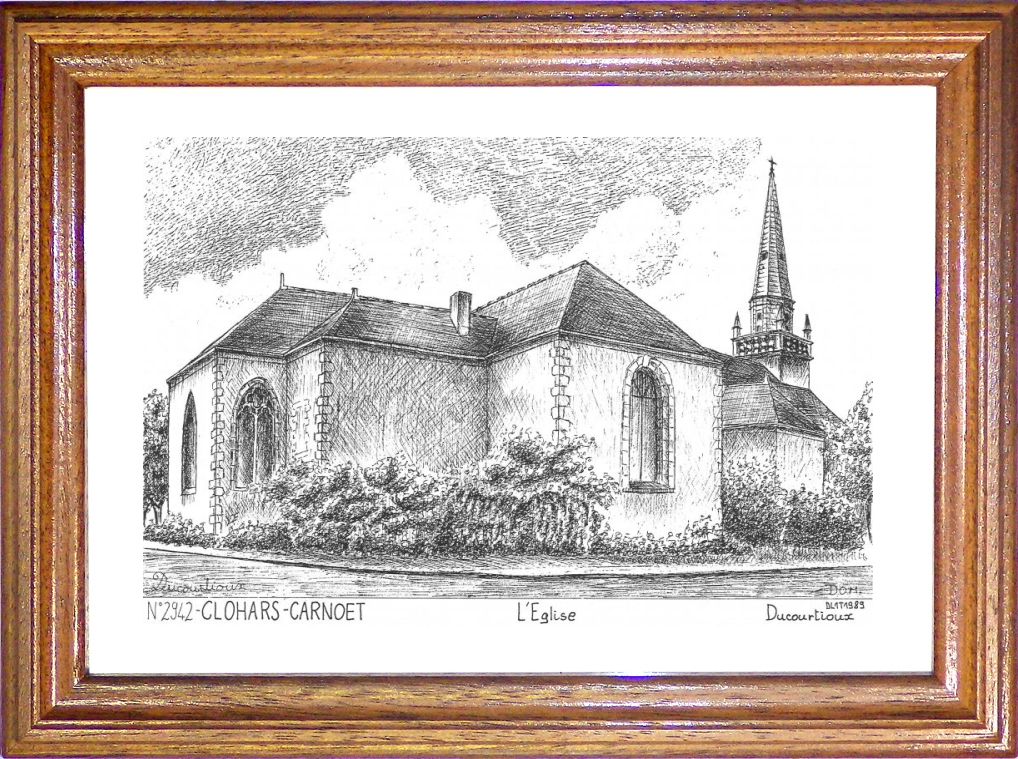 N 29042 - CLOHARS CARNOET - église