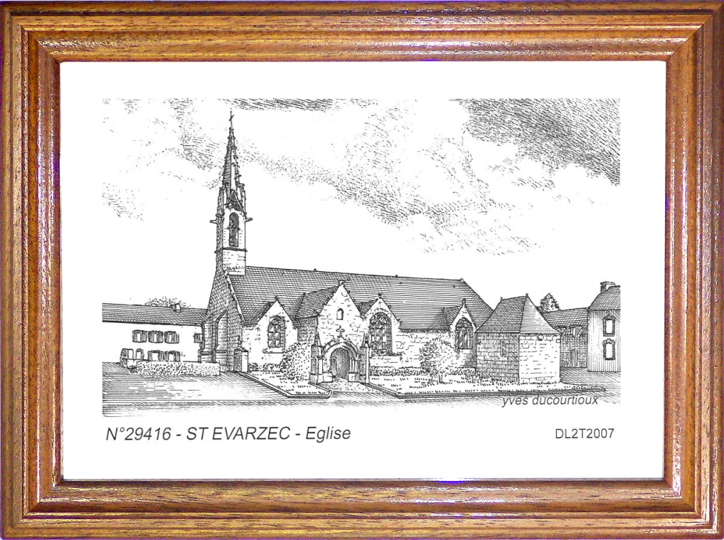N 29416 - ST EVARZEC - église