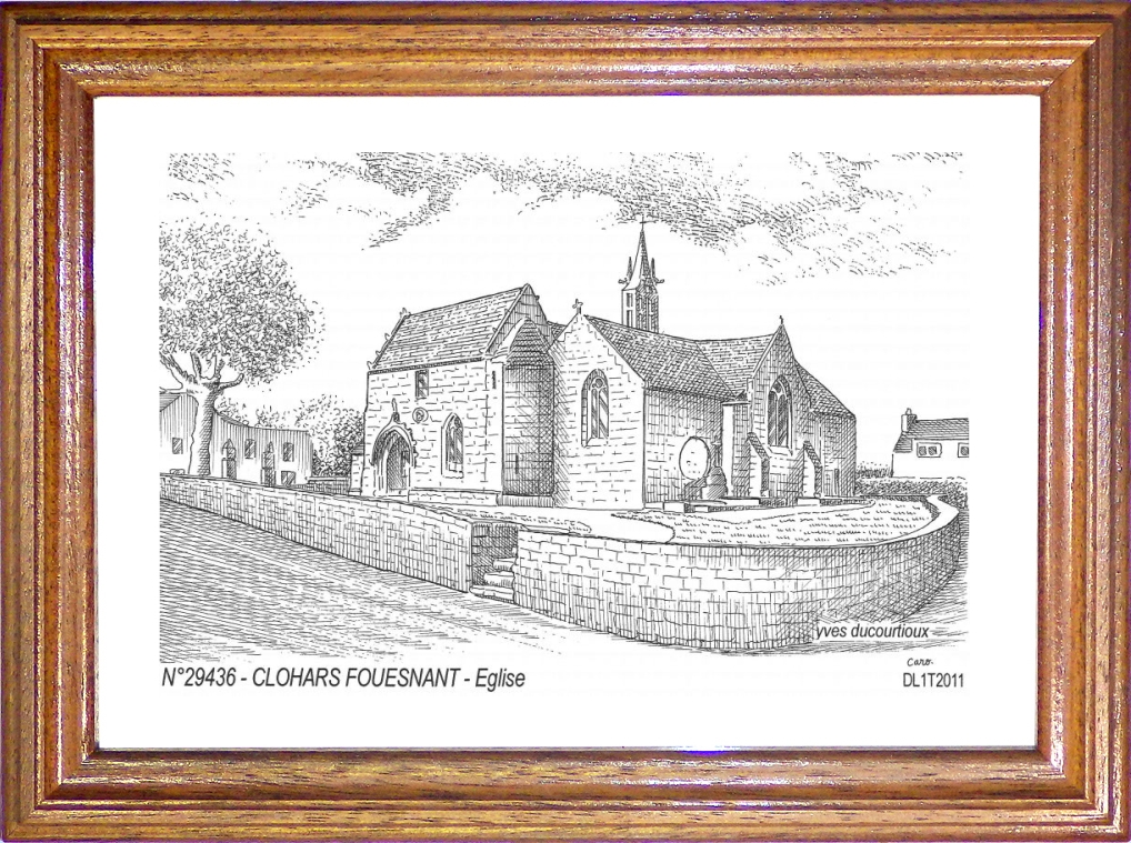 N 29436 - CLOHARS FOUESNANT - église