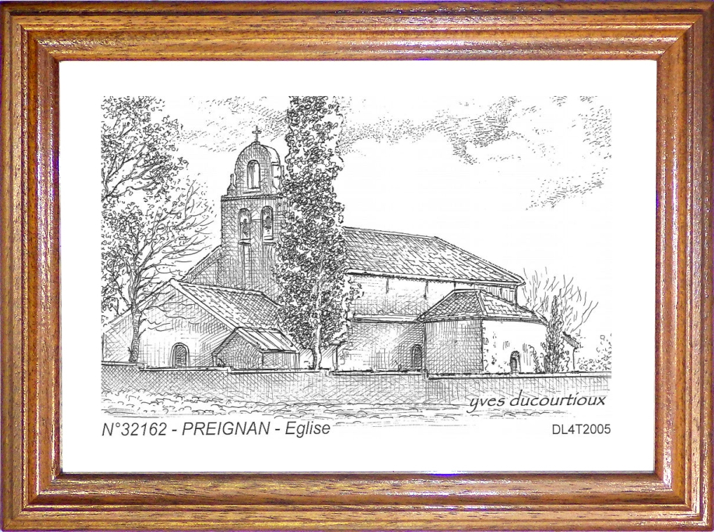 N 32162 - PREIGNAN - église