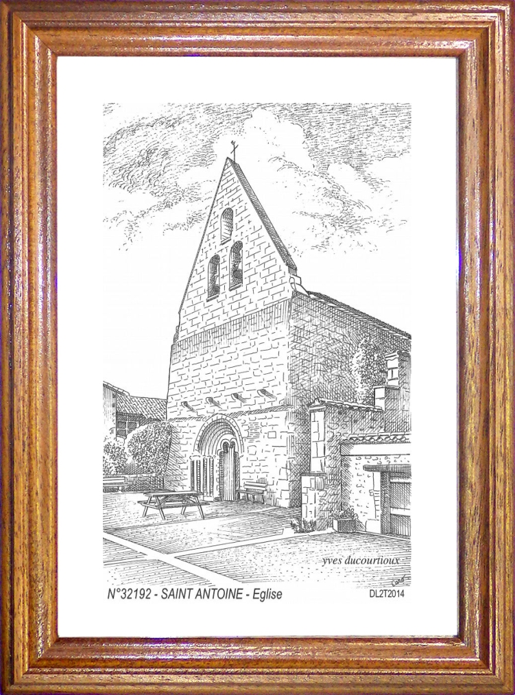 N 32192 - ST ANTOINE - église