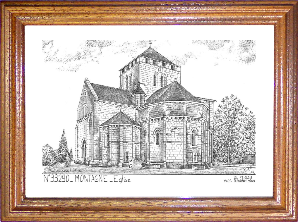 N 33290 - MONTAGNE - église