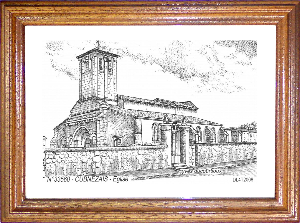 N 33560 - CUBNEZAIS - église