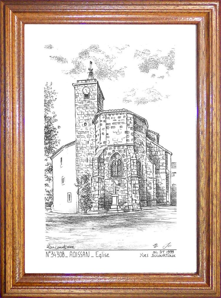 N 34308 - ADISSAN - glise