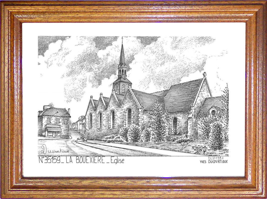 N 35159 - LA BOUEXIERE - église