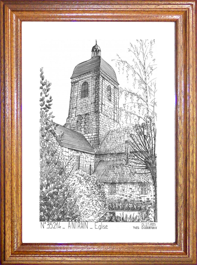 N 35214 - ANTRAIN - glise