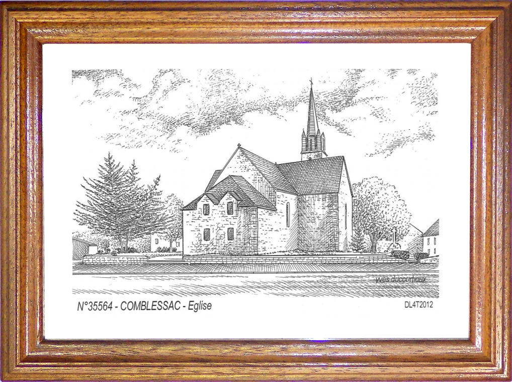 N 35564 - COMBLESSAC - église