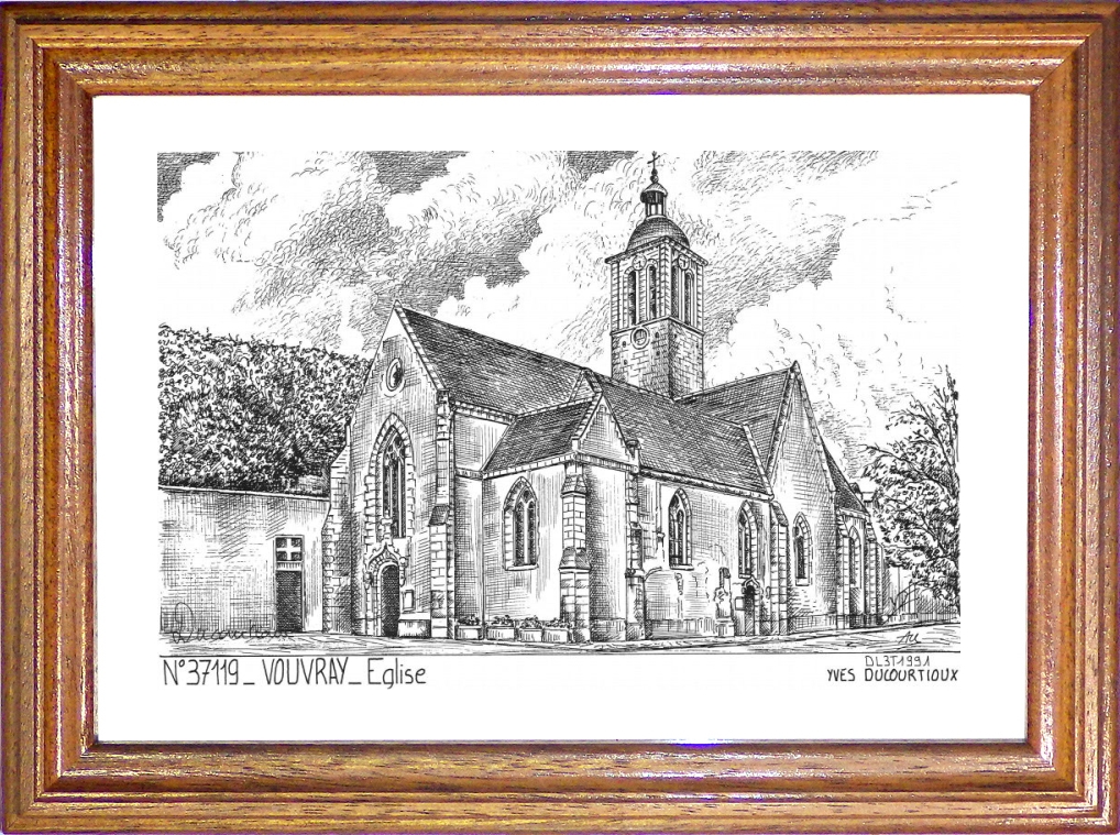 N 37119 - VOUVRAY - église