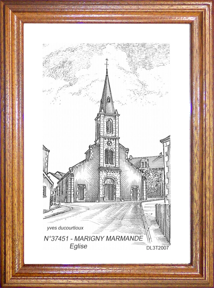 N 37451 - MARIGNY MARMANDE - église