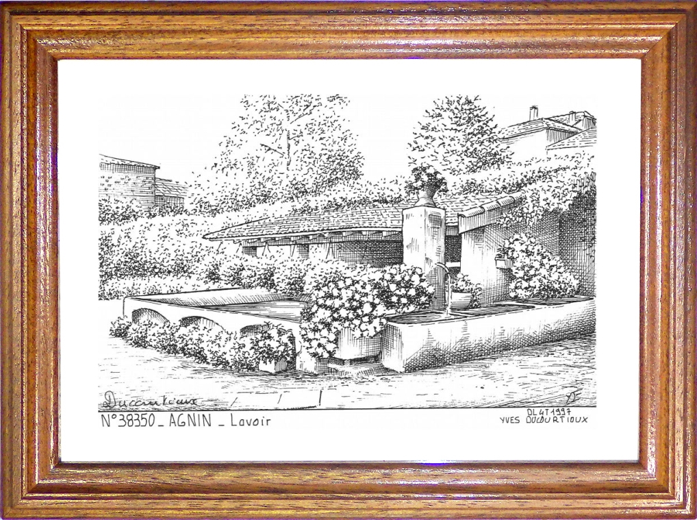 N 38350 - AGNIN - lavoir