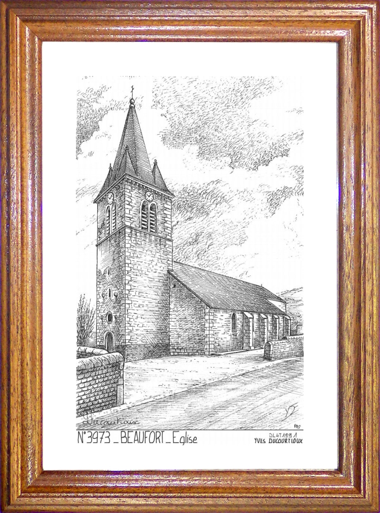 N 39073 - BEAUFORT - église