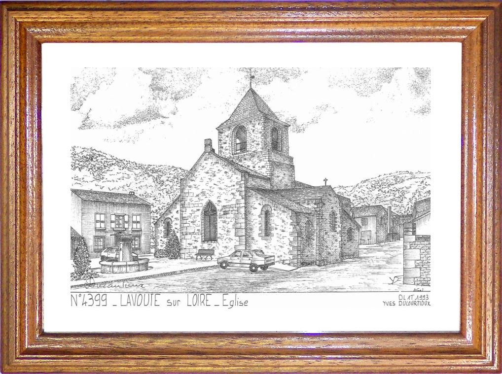 N 43099 - LAVOUTE SUR LOIRE - église