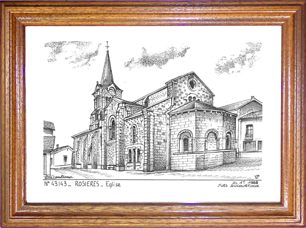 N 43143 - ROSIERES - église