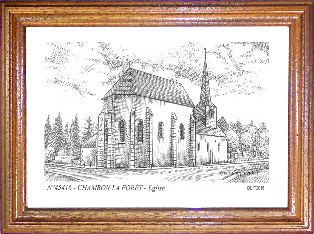 N 45416 - CHAMBON LA FORET - église
