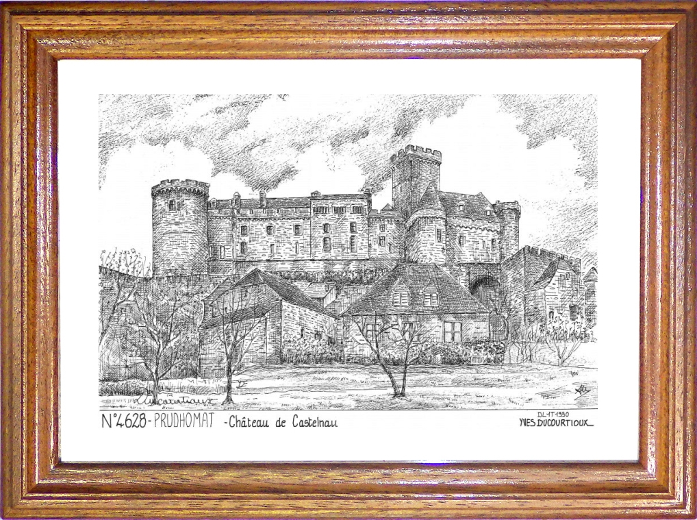 N 46028 - PRUDHOMAT - château de castelnau