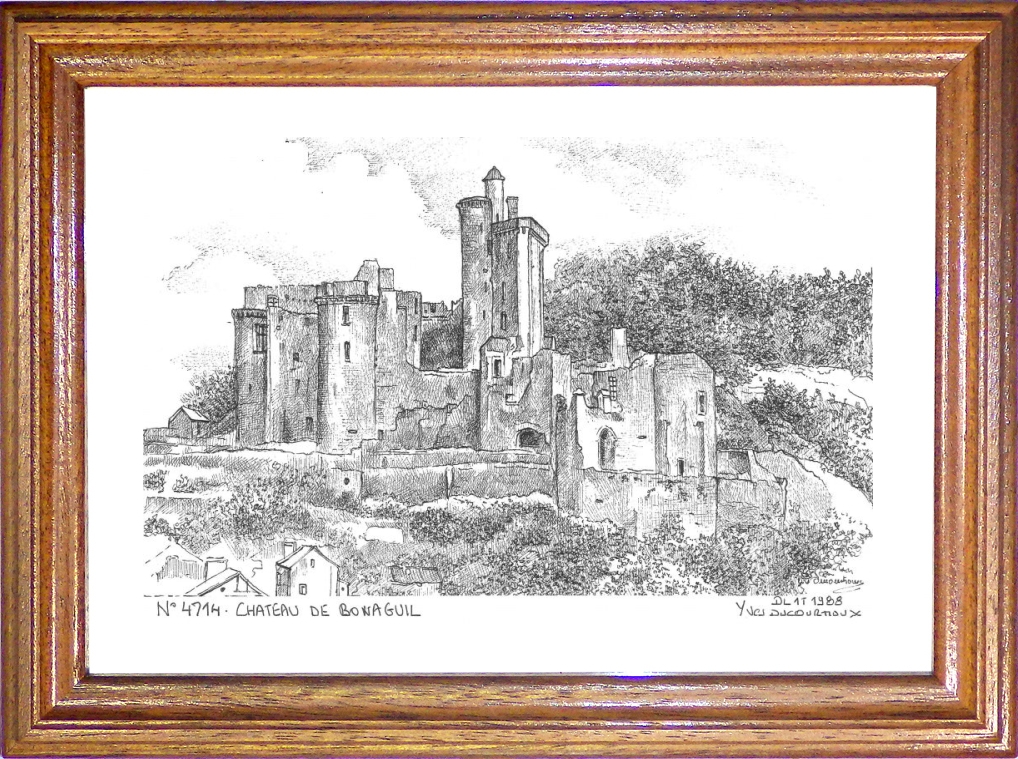 N 47014 - ST FRONT SUR LEMANCE - château de bonaguil