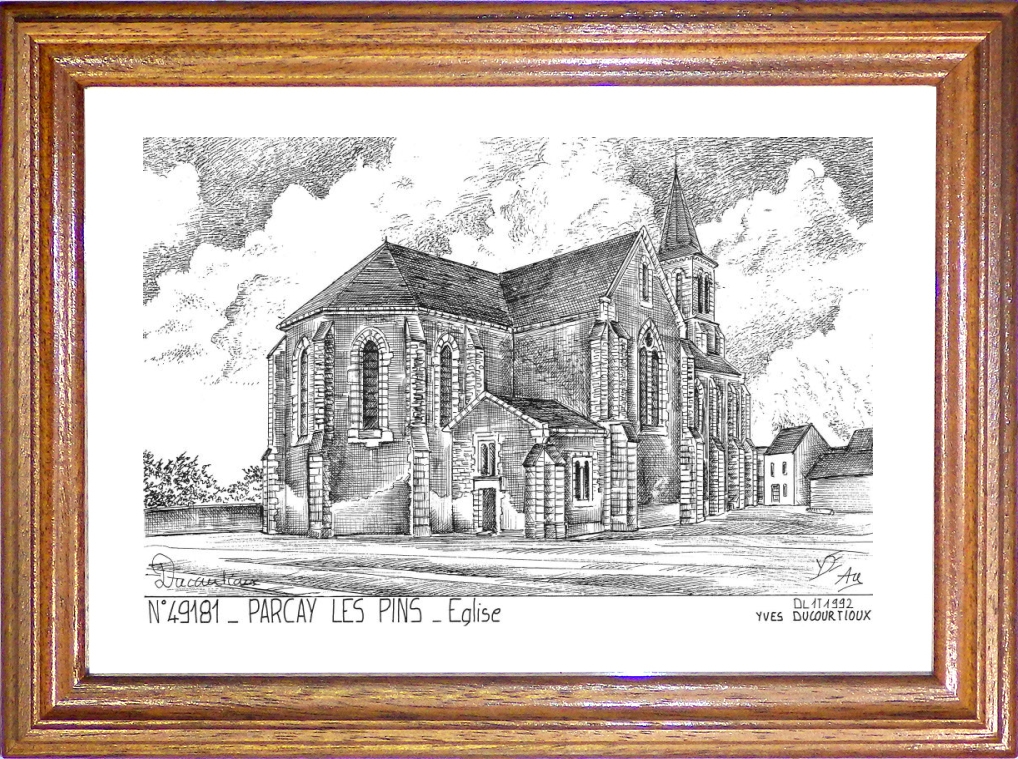 N 49181 - PARCAY LES PINS - église