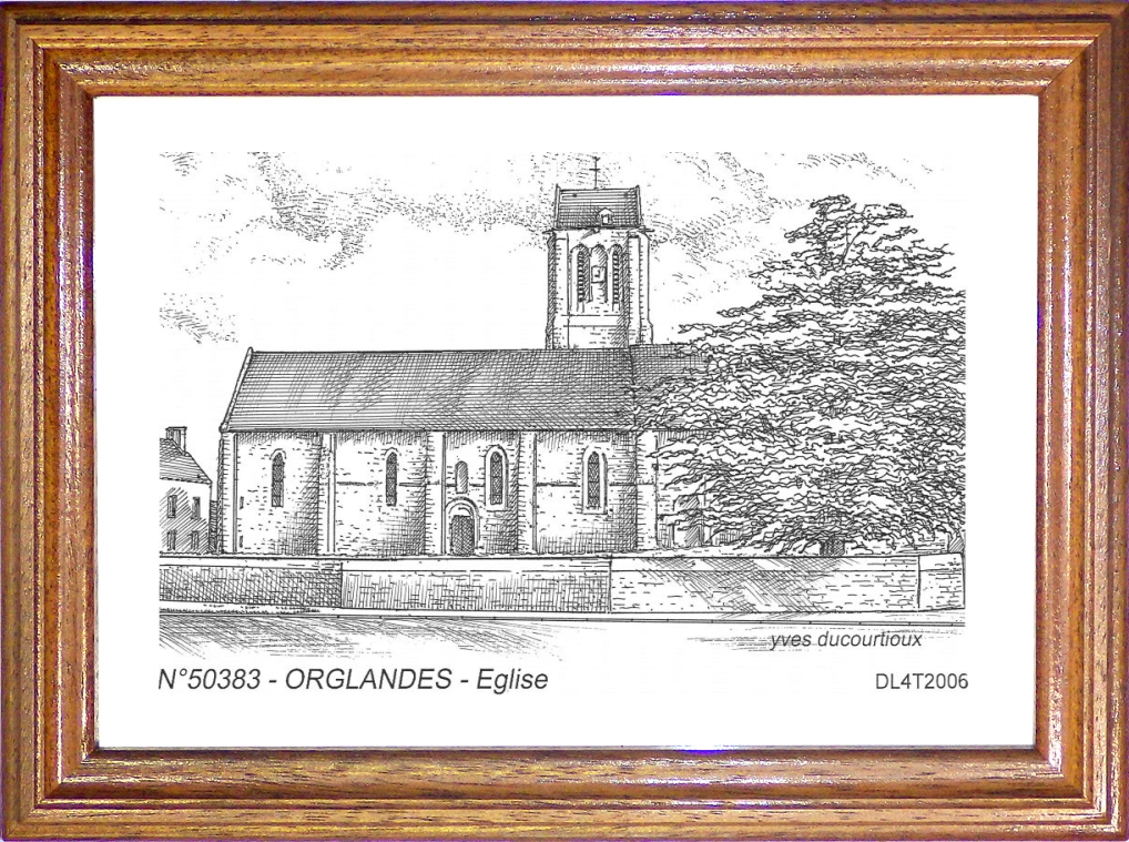 N 50383 - ORGLANDES - église