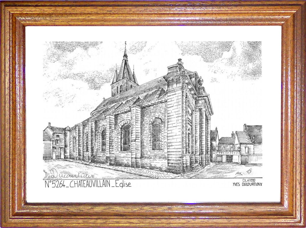 N 52064 - CHATEAUVILLAIN - église