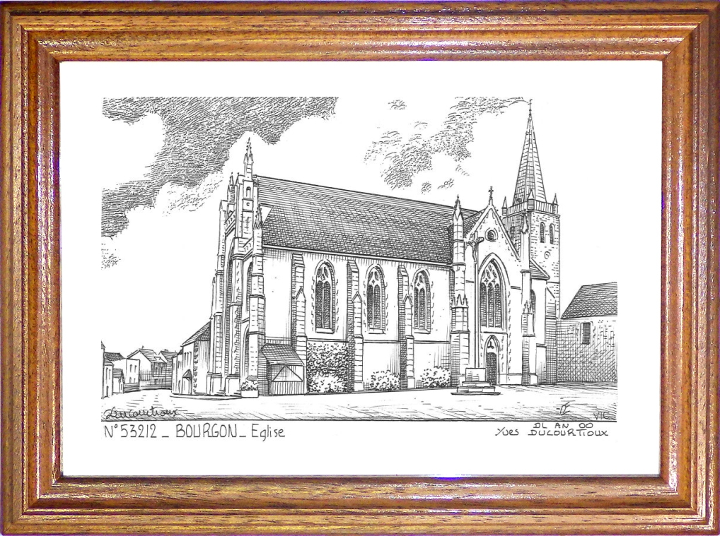 N 53212 - BOURGON - église