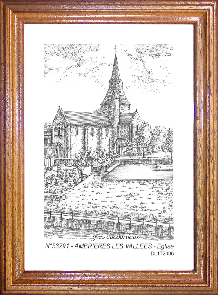 N 53291 - AMBRIERES LES VALLEES - glise