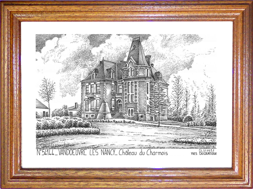 N 54144 - VANDOEUVRE LES NANCY - château du charmois