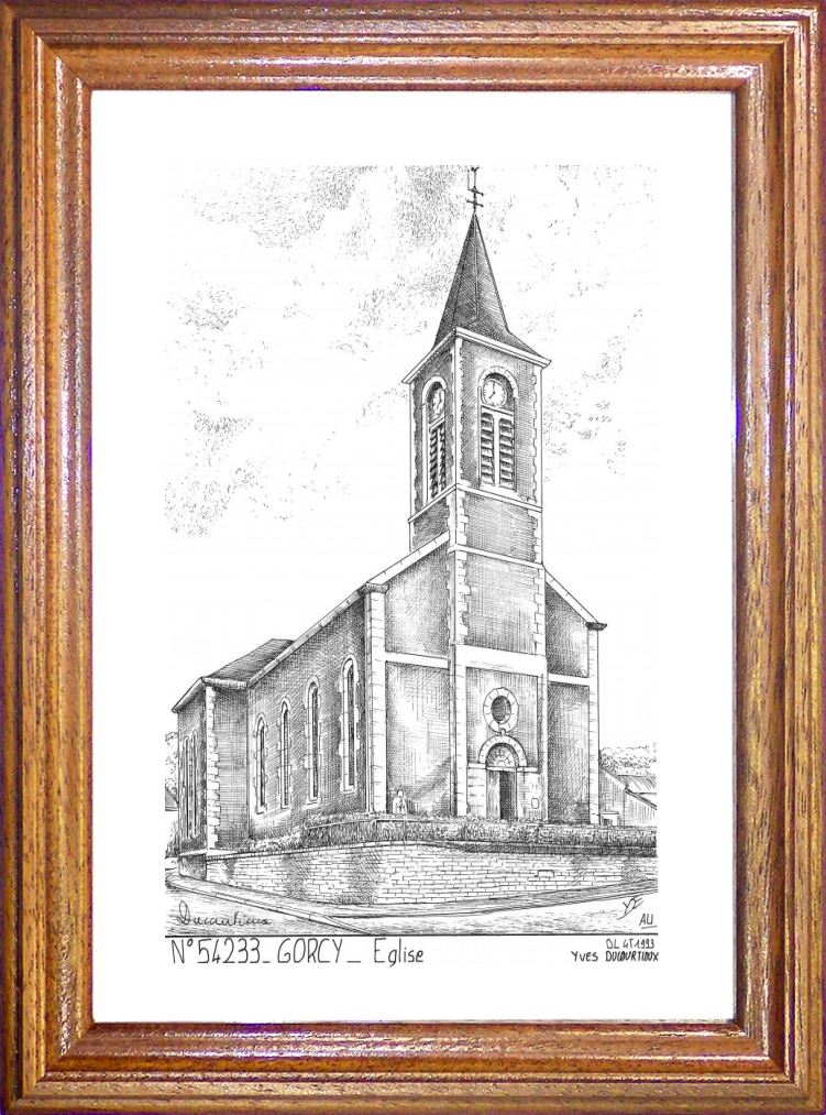 N 54233 - GORCY - église