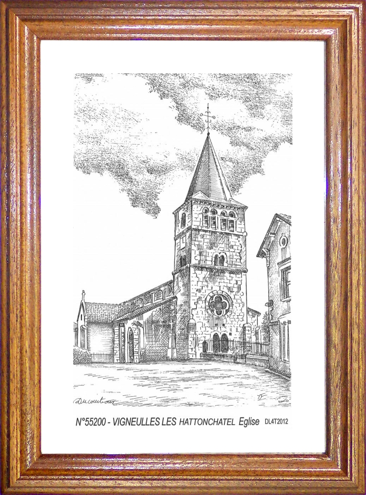 N 55200 - VIGNEULLES LES HATTONCHATEL - glise