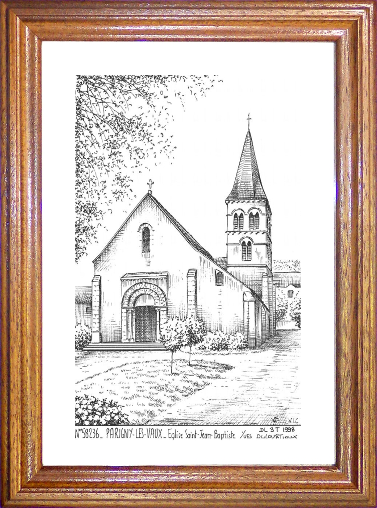 N 58236 - PARIGNY LES VAUX - église st jean baptiste
