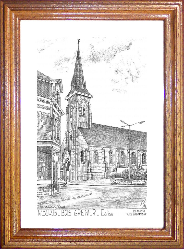 N 59493 - BOIS GRENIER - église