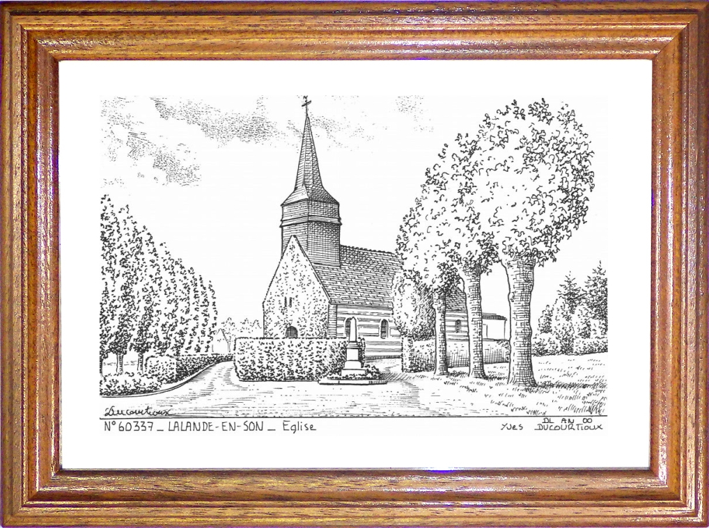 N 60337 - LALANDE EN SON - église