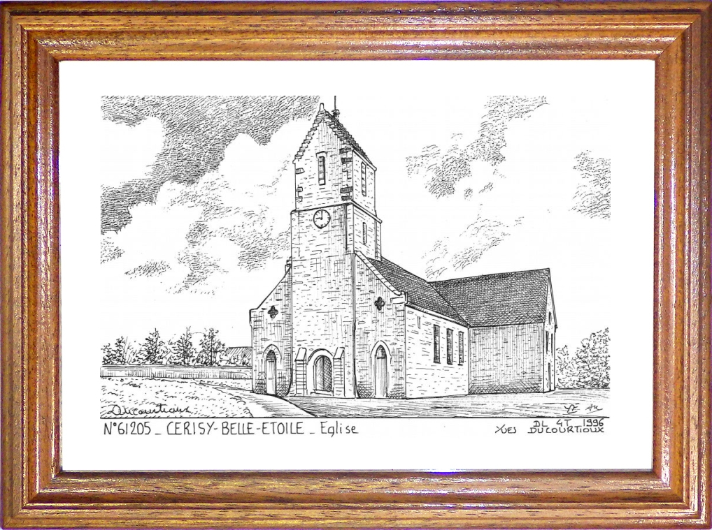 N 61205 - CERISY BELLE ETOILE - église