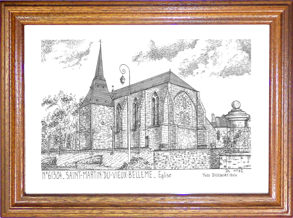 N 61304 - ST MARTIN DU VIEUX BELLEME - église