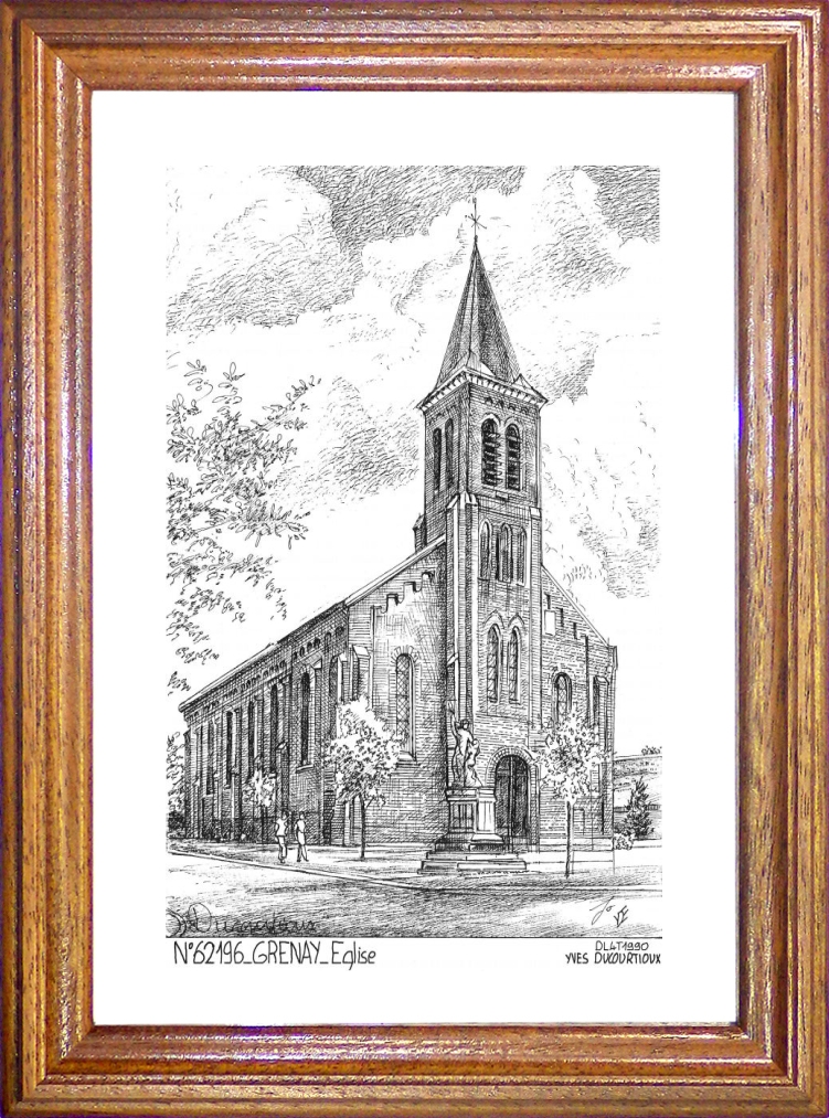 N 62196 - GRENAY - église
