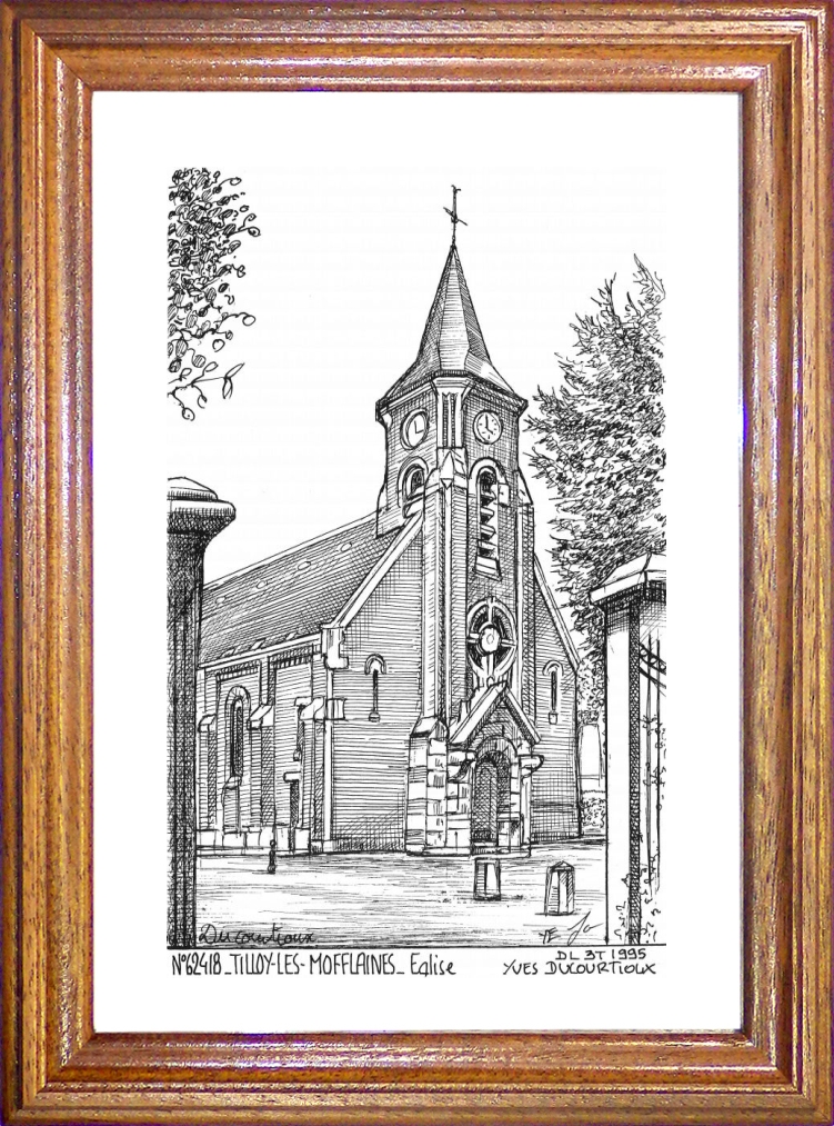 N 62418 - TILLOY LES MOFFLAINES - église
