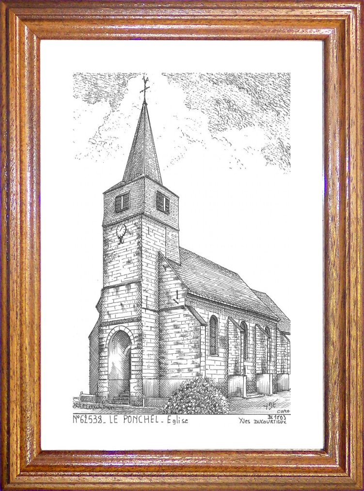 N 62538 - LE PONCHEL - église