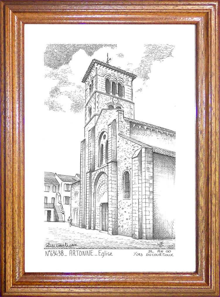 N 63438 - ARTONNE - glise